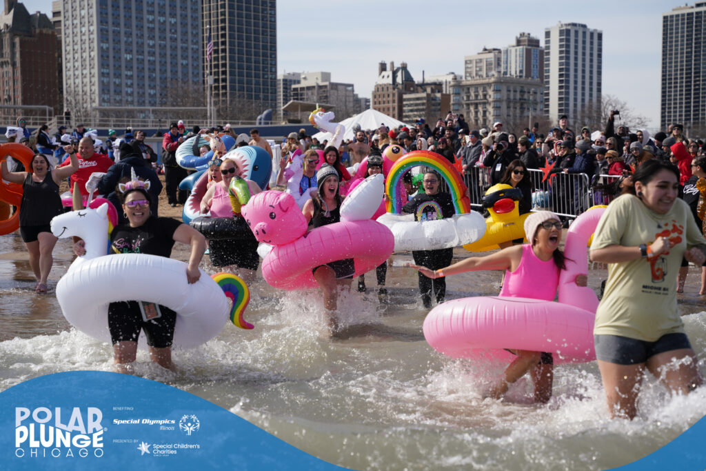 Special Children's Charities Chicago Polar at North Avenue Beach on Sunday, March 2, 2025 in Chicago, IL. Photo by Rob Hart.