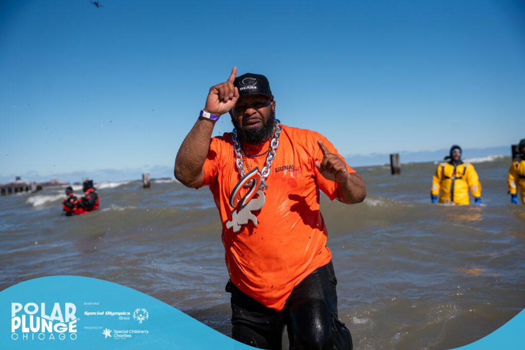 The 26th annual Polar Plunge for Special Olympics Illinois benefiting Special Children’s Charities at North Avenue Beach on Sunday, March 1, 2026 in Chicago, IL. Photo by Rob Hart